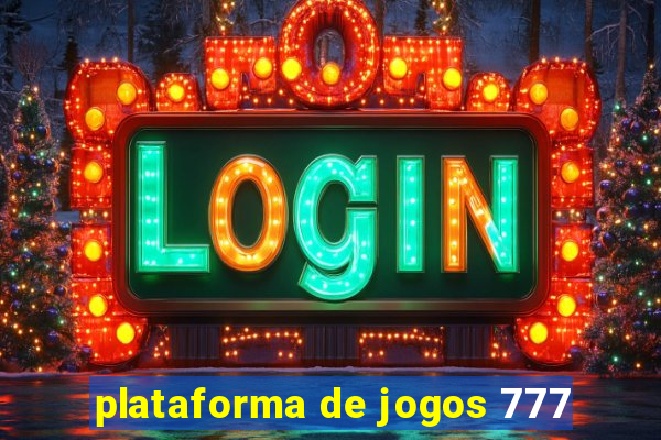 plataforma de jogos 777